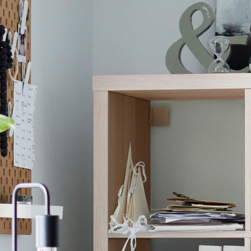 Kallax shelving unit store with 4 inserts